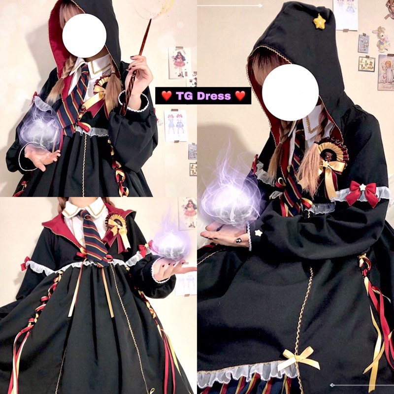 Fullset đầm OP Lolita switch Puppet Night chính hãng