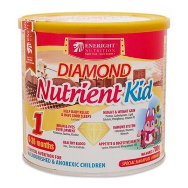 Sữa Diamond Nutrient Kid 1 700g (6-36 tháng)