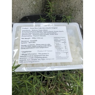 Topping bánh gạo tuyết mini mochi nguyên bản