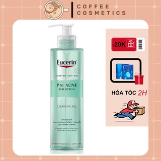 Sữa rửa mặt eucerin cho da dầu mụn, eucerin pro acne solution cleansing gel 200ml acne oil control proacne