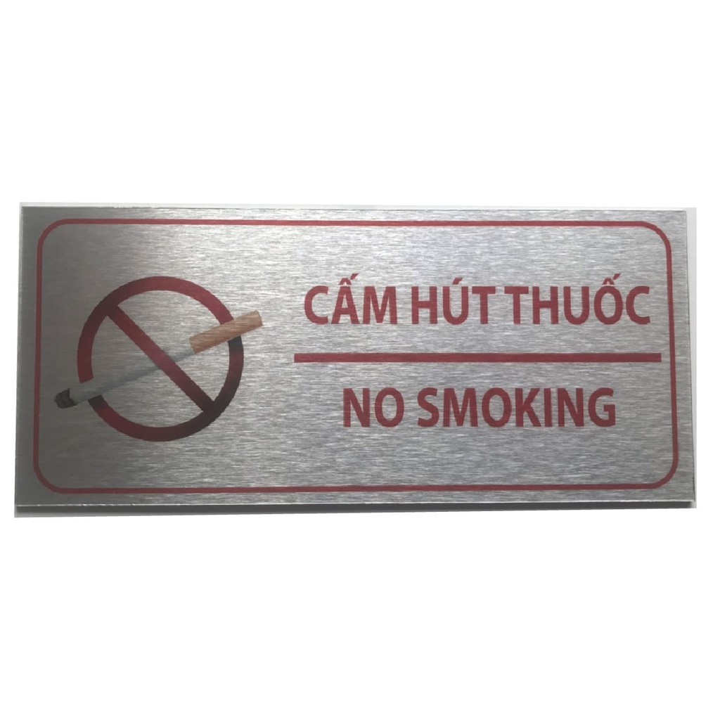 Cấm hút thuốc, biển báo No smoking, bảng báo No smoking giá tốt nhất