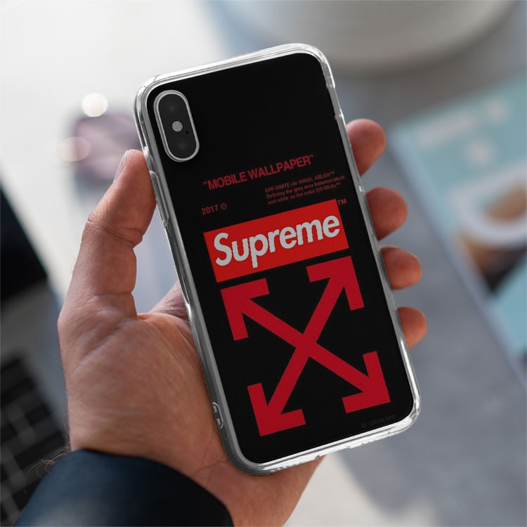 Ốp lưng Mobile Wallpaper SUPREME 2017 USA cho Iphone 5 6 7 8 Plus 11 12 Pro Max X Xr OFFPOD00223