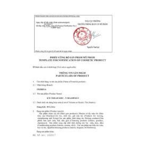 Nước hoa nam Mát lạnh sảng khoái FULL BOX