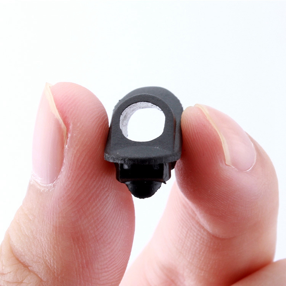 Set 10 Phụ Kiện Kẹp Ống Dây Thắng Xe Đạp Màu Đen Tiện Dụng