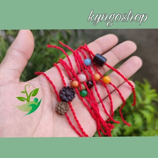 Vòng tay chỉ đỏ may mắn, chỉ đỏ gỗ thơm