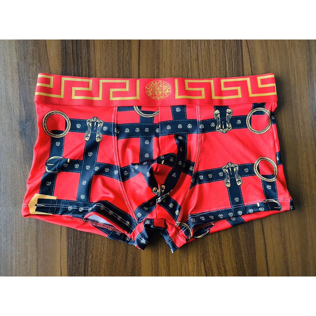 [free ship 50k + che tên đơn hàng] QUẦN LÓT BOXER NAM THUN LẠNH HOA VĂN CAO CẤP (HÌNH THẬT)