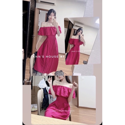 Váy trễ vai buộc eo | BigBuy360 - bigbuy360.vn