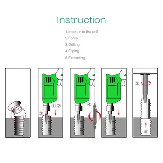 Set 5 Mũi Khoan Lấy Ốc Vít Bị Hỏng