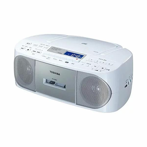 Đài Radio Cassette, CD Toshiba TY-CDS7 - Hàng sản xuất cho thị trường nội địa Nhật chạy điện 100V