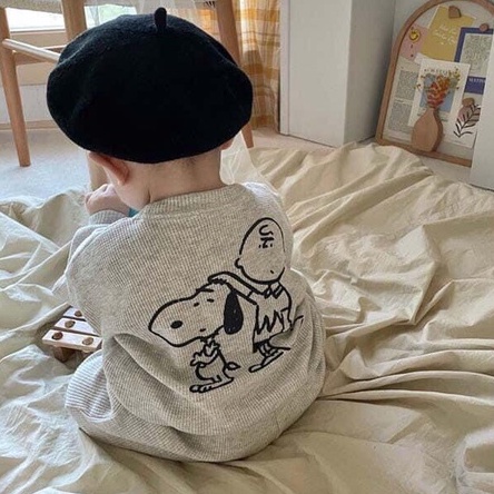 Đồ bộ bé trai, set len tăm họa tiết hoạt hình đáng yêu cho bé trai, bé gái từ 8 đến 20 kg, DUCK331