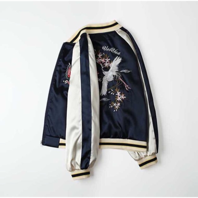 [ORDER 7 NGÀY] Áo bomber lụa satin trơn có ảnh thật