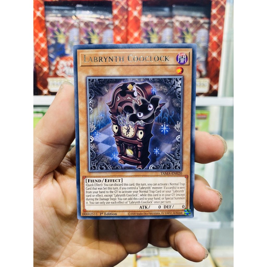 Thẻ Bài YugiOh! Mã TAMA-EN020 - Labrynth Cooclock - Rare - 1st Edition