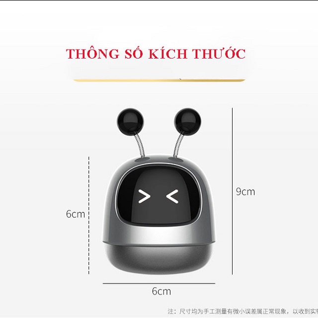 Sáp Thơm Robot Cute Để Ô tô khử mùi hôi, để phòng ngủ, phòng khách, nơi làm việc trang trí đẹp