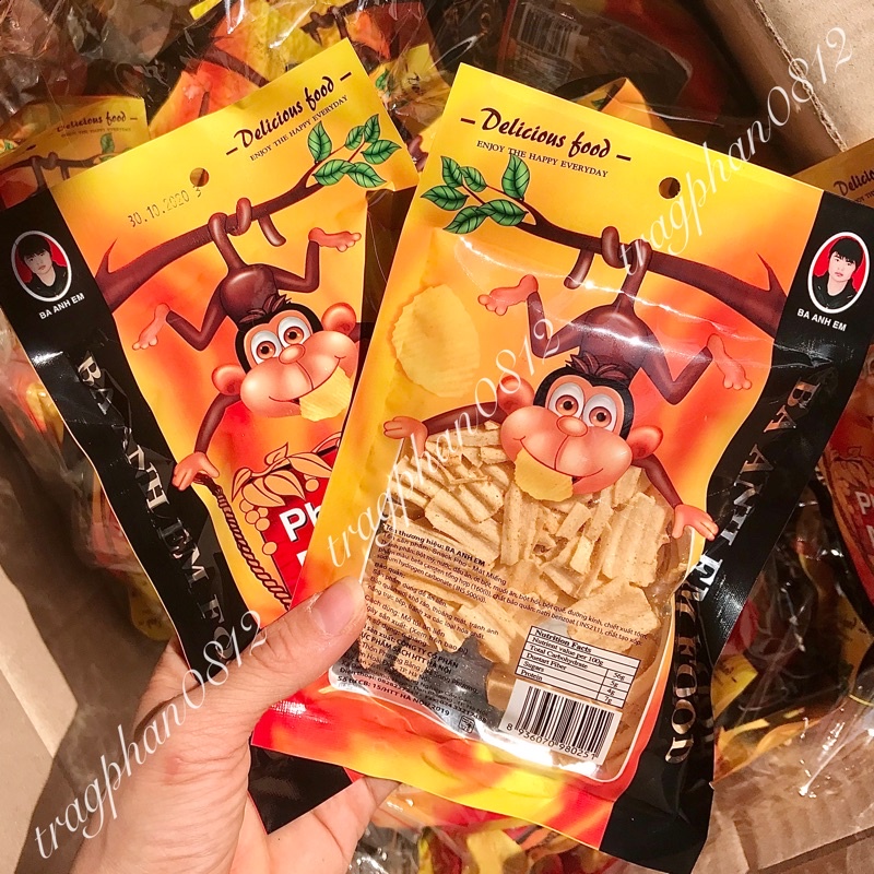 Snack phomat miếng Ba Anh Em Food (gói 26g)