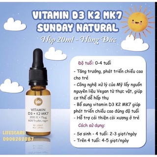 Vitamin D3k2 MK7 Đức 20ml