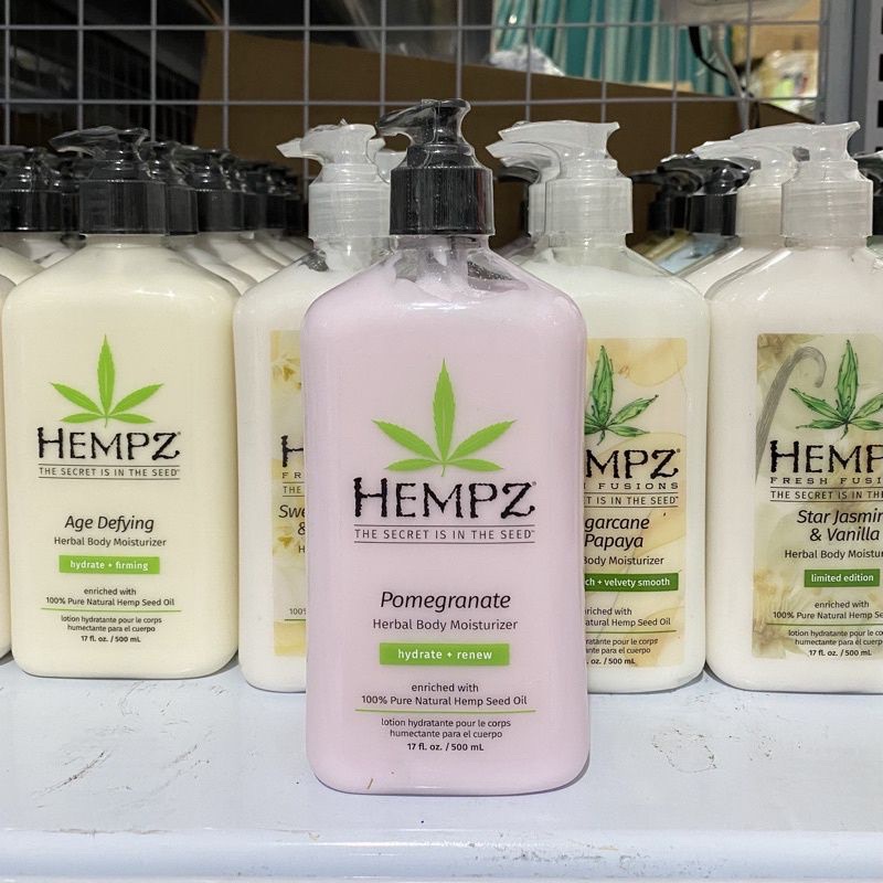 Kem Dưỡng Ẩm hằng ngày Hempz The Secret Is In The Seed 100% thành phần tự nhiên 500ml