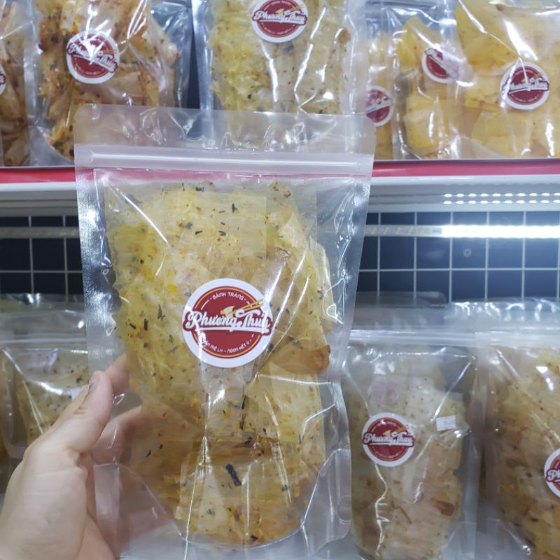 Bánh tráng trộn sẵn nhiều vị thập cẩm, khô bò, tép sate, rong biển