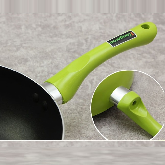 Chảo chống dính sâu lòng 24 cm Kangaroo cao cấp siêu bền tay cầm chống nóng