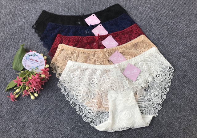 [Mã WARN20 giảm 20k đơn 150k] Hộp 5 quần ren hoa hồng NaNa | BigBuy360 - bigbuy360.vn