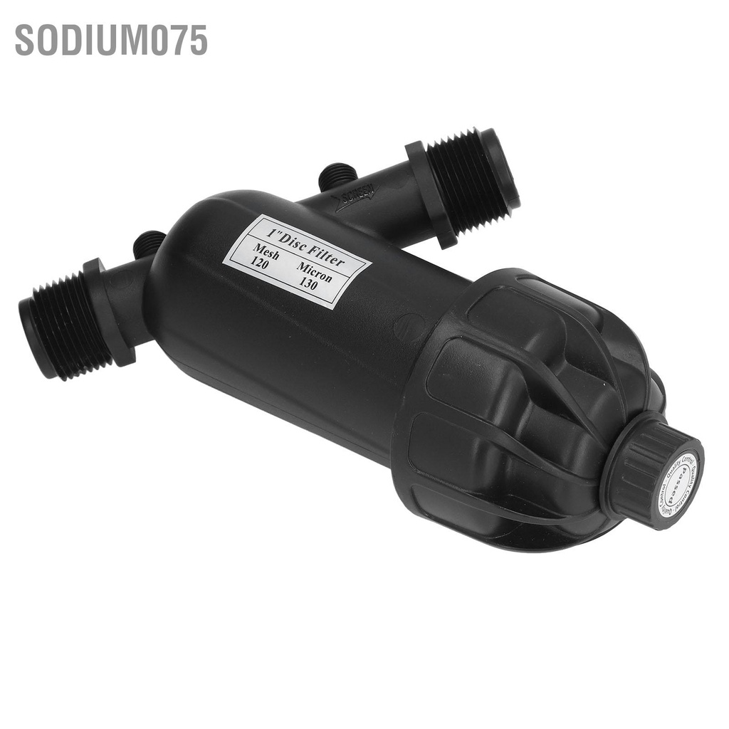 Sodium075 Bộ lọc thủy lợi Lamination G1 Chủ đề ngoài 120 Lưới 8Bar Chi phí bảo trì Hệ thống phun