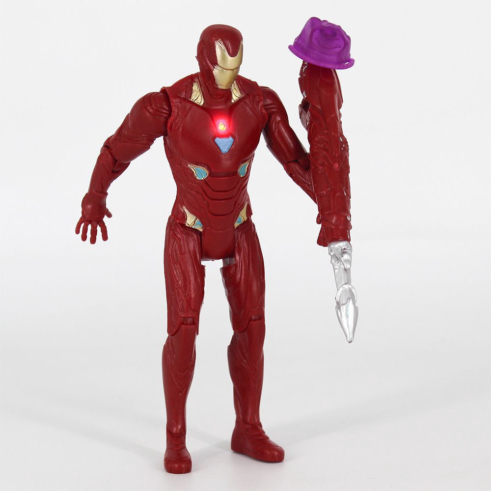 Đồ chơi mô hình siêu anh hùng Avengers Infinity War có đèn LED 16cm cho trẻ em