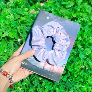 Dây buộc tóc, cột tóc scrunchies hoa quả dễ thương