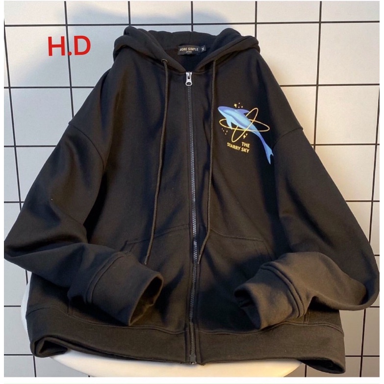 Áo hoodie cá sky