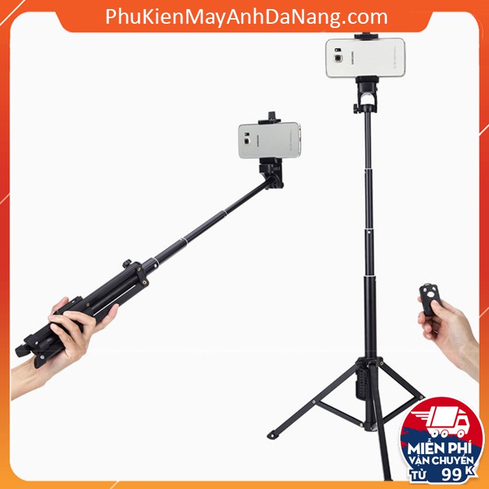 Gậy Chụp Hình 3 Chân Yunteng VCT-1688 Chính Hãng - Tripod Điện Thoại, Máy Ảnh