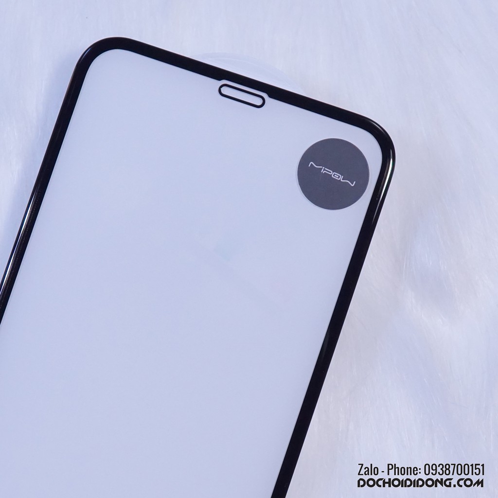 [TẶNG DÁN LƯNG] Miếng Dán Cường Lực IPhone 11 Mipow King Bull 3D Full Màn Hình