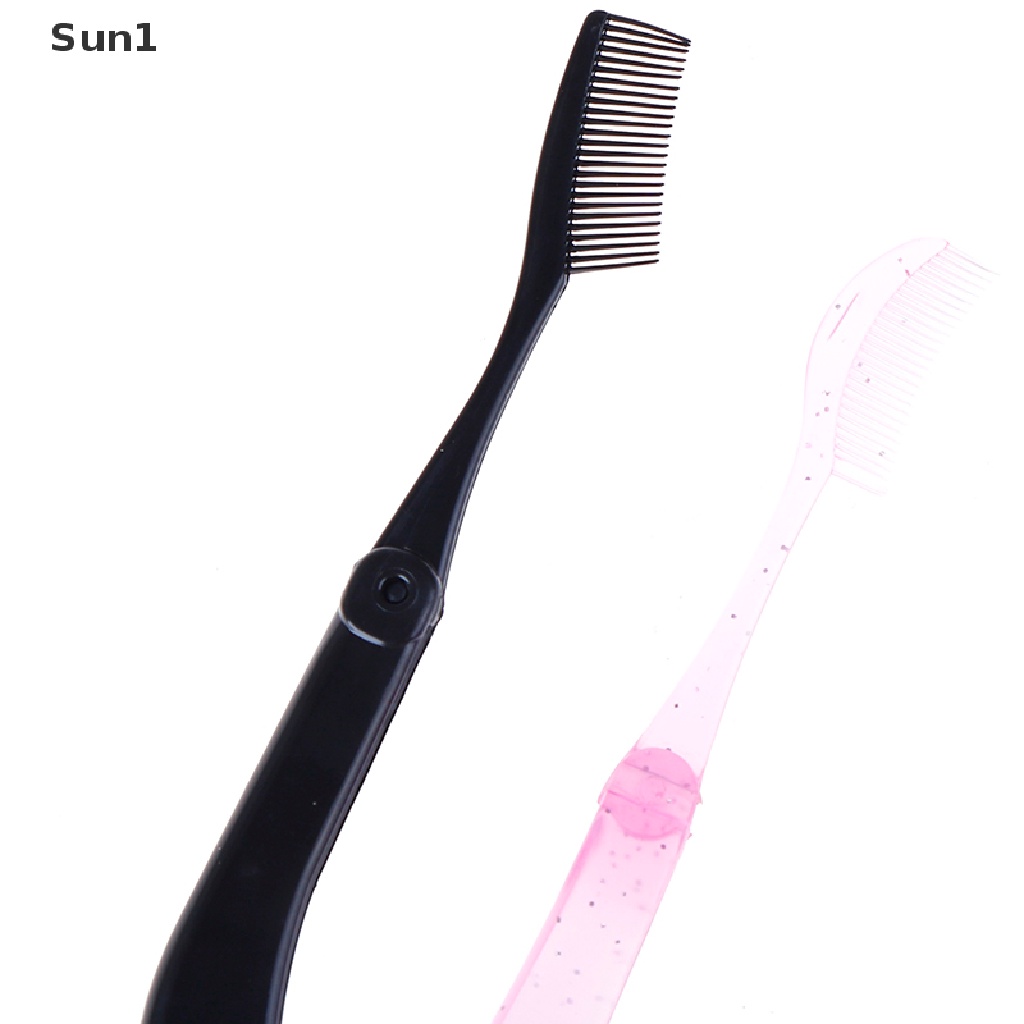 Lược Gấp Chải Lông Mi / Lông Mày Tiện Dụng Chất Lượng Cao Sun1