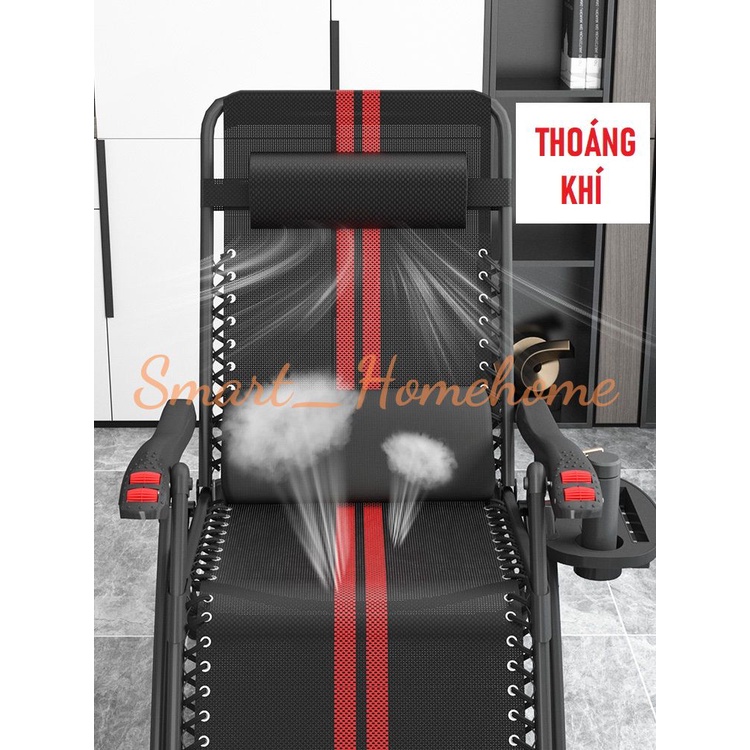 Ghế xếp OYJ cao cấp massage tay,có ngăn để đồ, gấp gọn ngả lưng nghỉ trưa văn phòng thoải mái smar_homehome RE0258