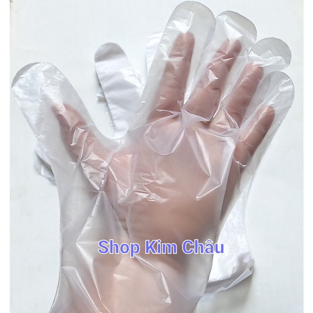500g Bao tay xốp - bao tay nilon dùng 1 lần tiện lợi, chất liệu nilon dày , dai , khó rách