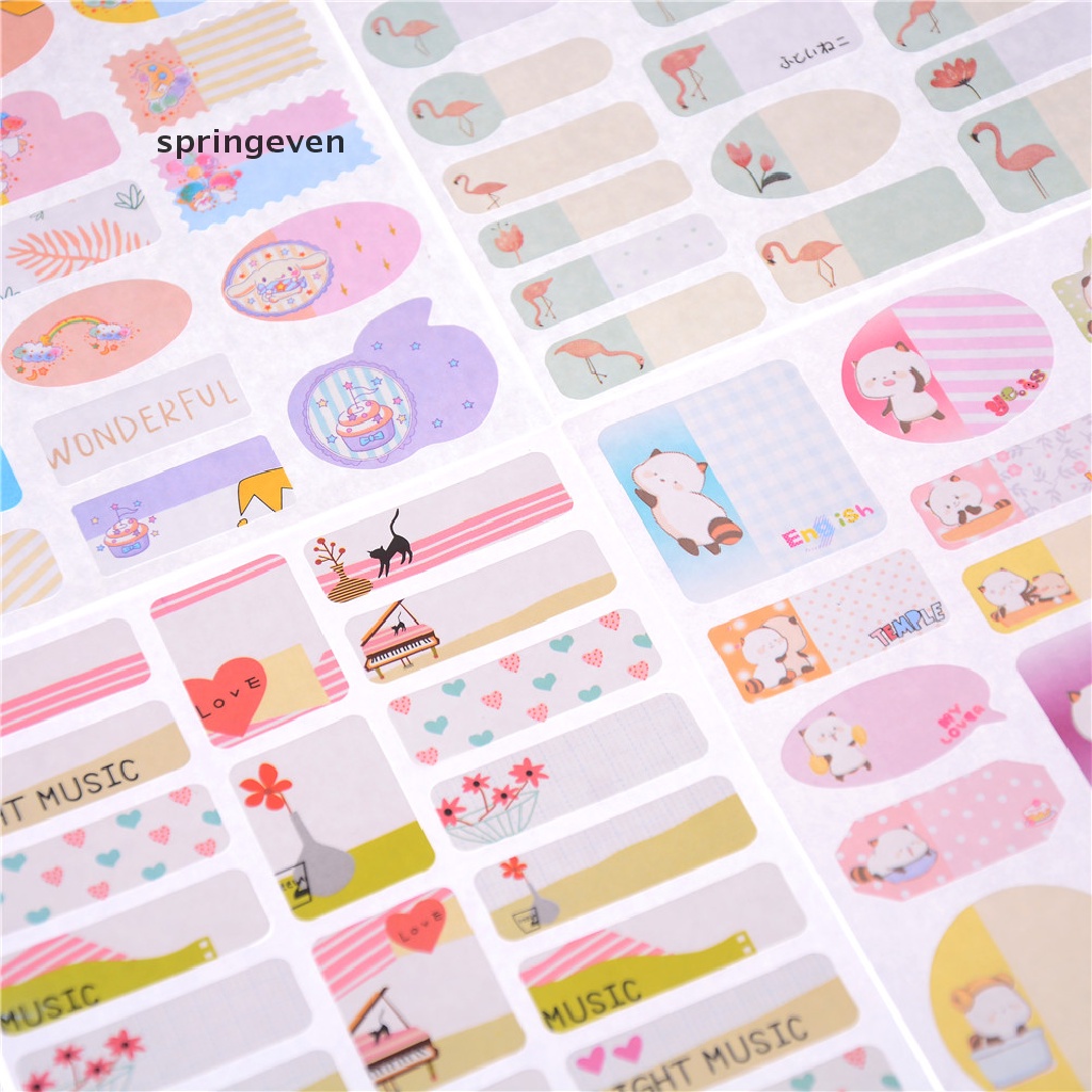 Nhãn Dán Ghi Tên Sổ Tay Có Thể Tháo Rời Tiện Dụng