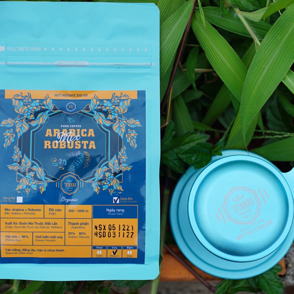 Cà Phê Nguyên Chất Blend 80% Robusta 20% Arabica,Cà Phê Rang Xay, Giảm Cân Không Chất Bảo Quản- TDH03 | BigBuy360 - bigbuy360.vn