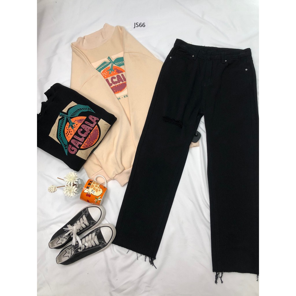 ÁO SWEATER, ÁO NỈ NỮ THU ĐÔNG MỚI JS66