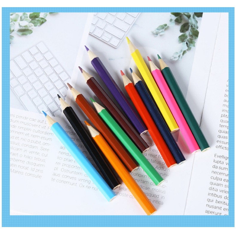 Bút  Bi - COM BO 5 Hộp Bút chì màu với 12 màu sáng tạo màu vẽ graffiti , học sinh cấp 1,2,3  GIÁ CHỈ 20K ...............