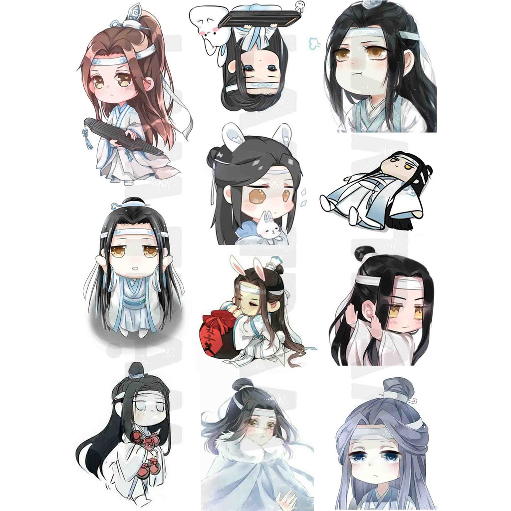 Set Sticker a5 Ma đạo tổ sư 10 hình/set