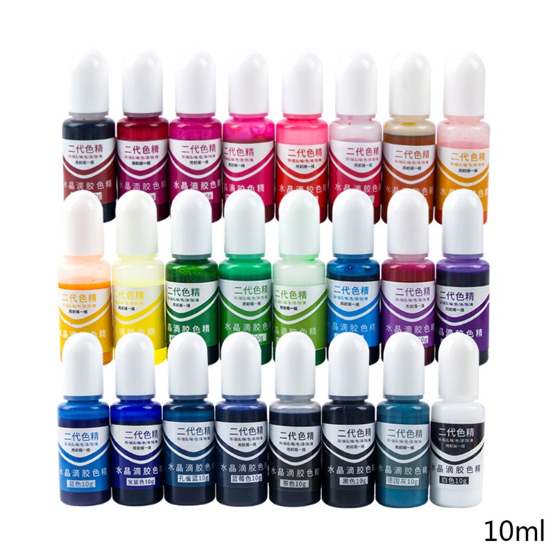 Bộ Màu Nhuộm Tóc Resin UV Resin Dạng Lỏng