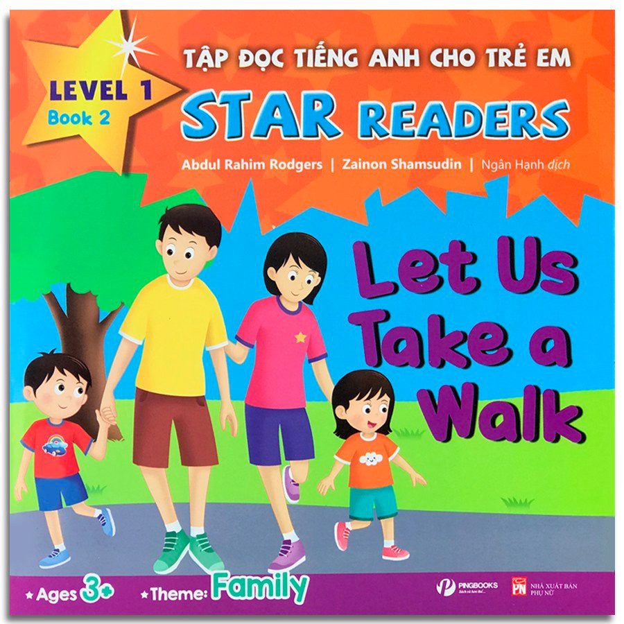 Combo Bộ 6 Cuốn Sách Tập Đọc Tiếng Anh Cho Trẻ Em - Star Readers - Song ngữ Việt - Anh