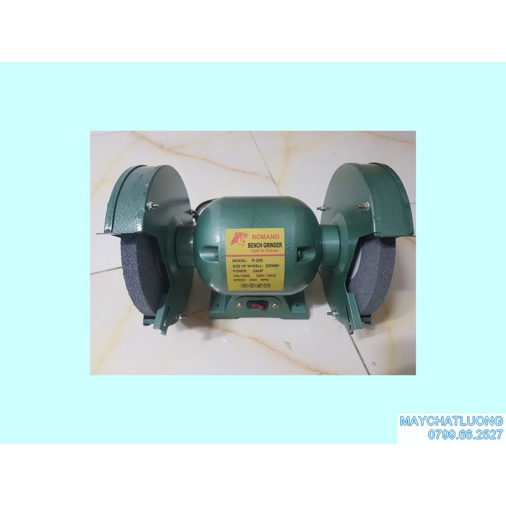MÁY MÀI 2 ĐÁ 3/4 HP CHÍNH HÃNG BENCH GINDER 560W