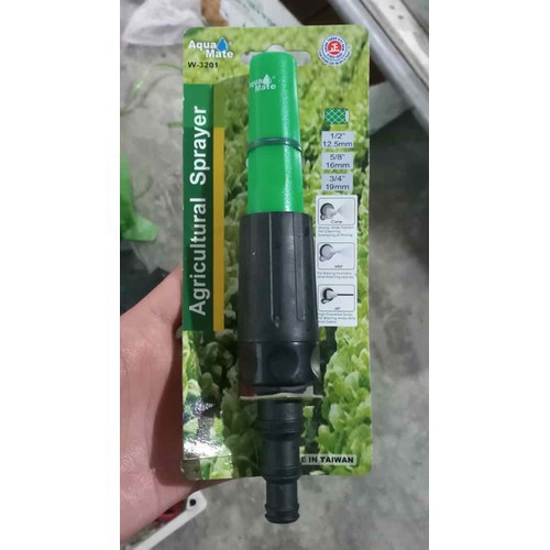 Vòi tưới cây tăng áp 3 chế độ xịt hoa cây cảnh, rửa vệ sinh MADE IN TAIWAN Hàng chính hãng loại 1