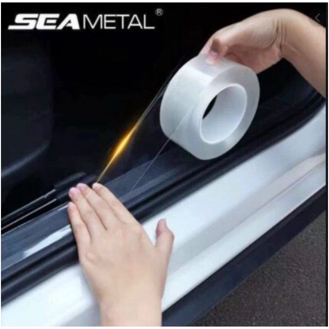 [Mã LIFEAU5SALE giảm 20k đơn 50k] Băng Keo Nano Vân Carbon Bóng Phủ Acrylic Chống Trầy Xước Xe