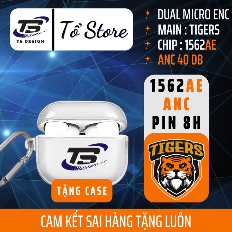 Tai Nghe Bluetooth 1562AE ANC - 4 Micro Chống Ồn - Xuyên Âm - Âm Thanh Không Gian Thực - Định Vị - Full Chức Năng