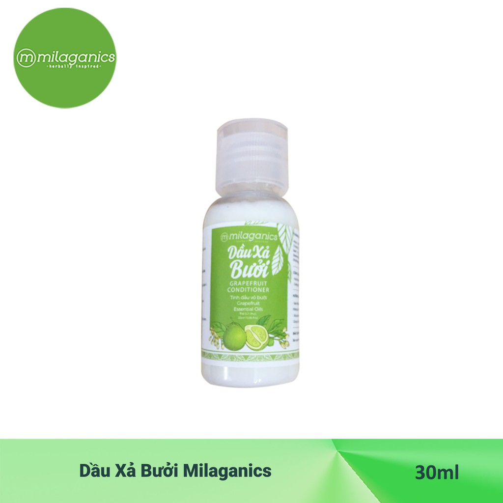 Bộ Dầu Gội Và Dầu Xả Bưởi Kích Thích Mọc Tóc Milaganics (25ml/Chai) | BigBuy360 - bigbuy360.vn