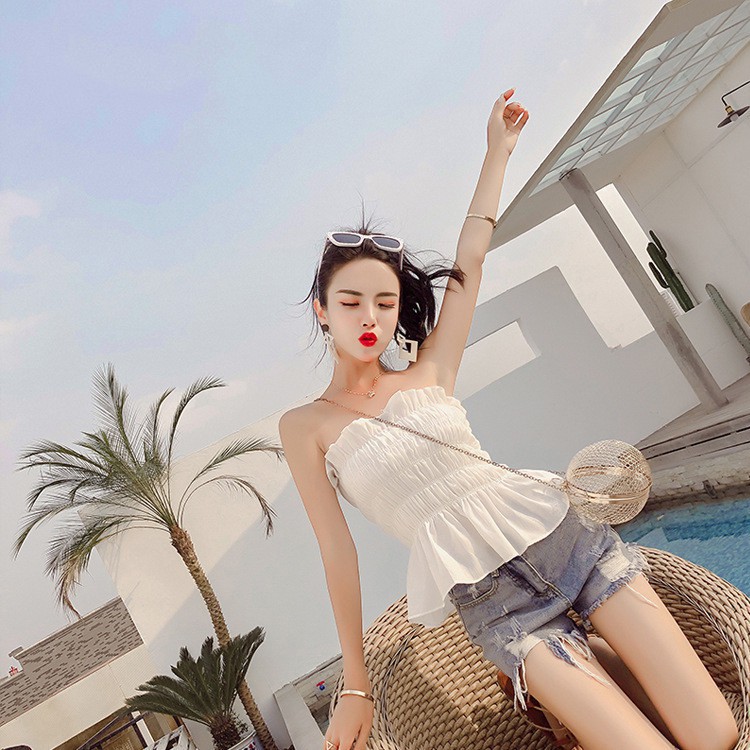 Áo ống Croptop thiết kế quyến rũ cho phái nữ