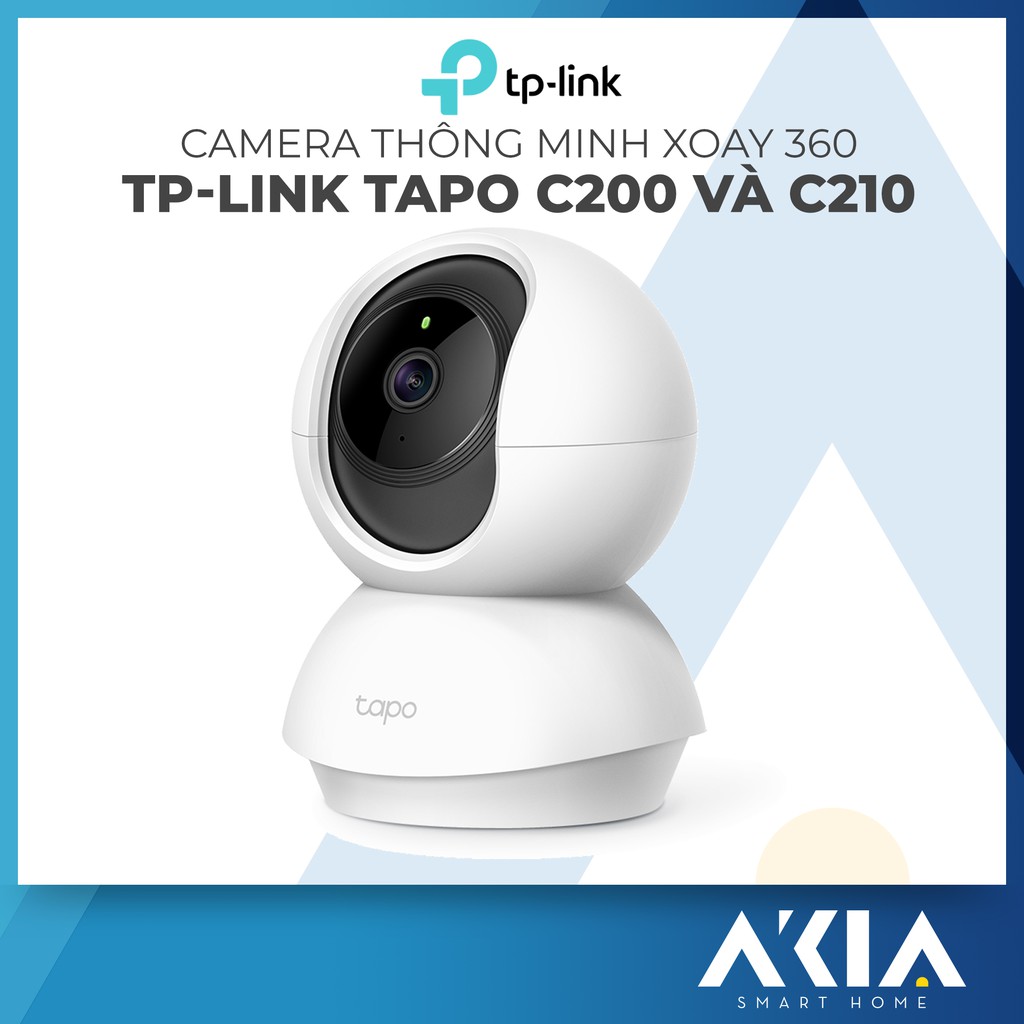 Camera Wifi Trong Nhà TP-Link Tapo C200 và Tapo C210 - Camera xoay 360 độ, Phát hiện chuyển động, Quay đêm hồng ngoại