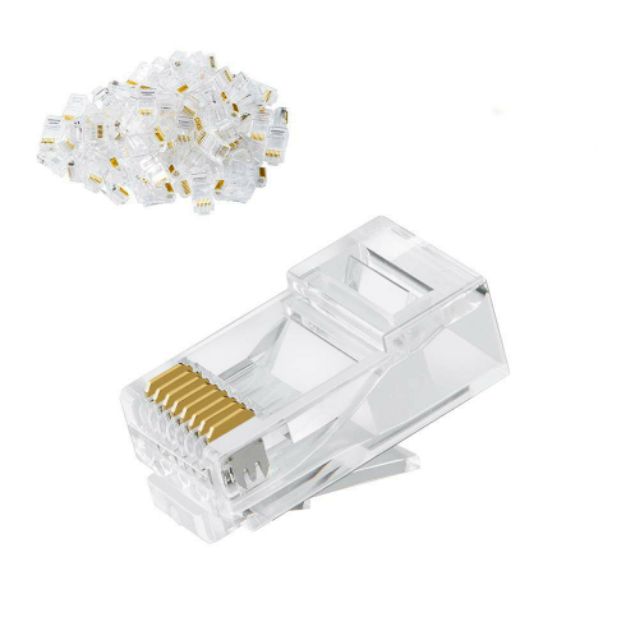 Đầu bấm mạng UTP COB, 
Đầu bấm dây mạng nhựa giá rẻ
Đầu bấm dây cáp RJ45