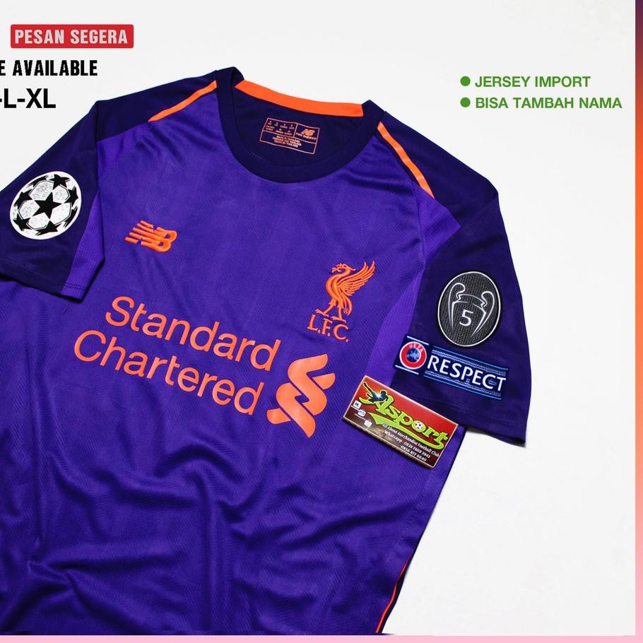 Áo Thun Đá Banh Đội Liverpool 2018-2019