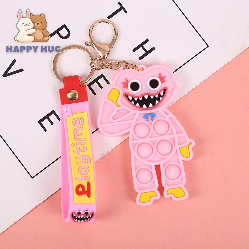 Móc khóa Huggy Wuggy Pop it nhân vật trong game Poppy Playtime - Happy Hug