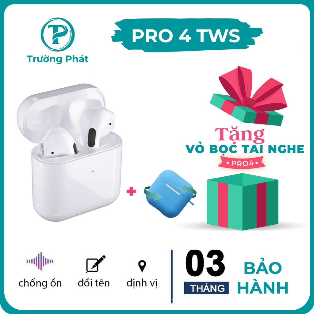 Tai Nghe Bluetooth 5.0 Không Dây Mini Pro4 Tws Tiện Dụng